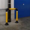 Bases slowstop bolardo tipo 2 protección de puerta