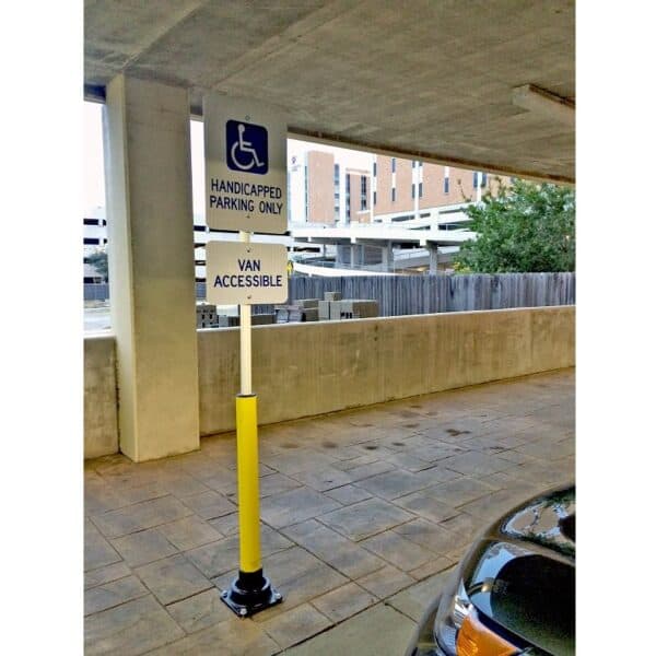 Bolardo SlowStop para postes señalizadores en parking